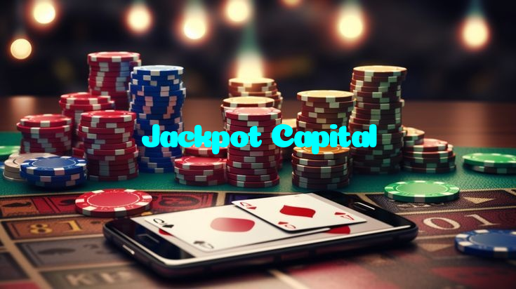 Jackpot Capital casino presented on mobile device in Pakistan with slots and live games